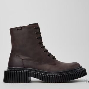 Camper Pix Berlin Brown Nubuck Mid Boots